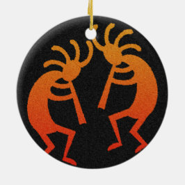 Adorno De Cerámica Kokopelli del suroeste