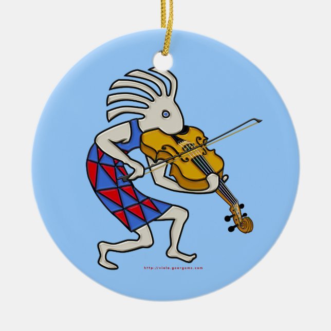 Adorno De Cerámica Kokovioli (Frente)