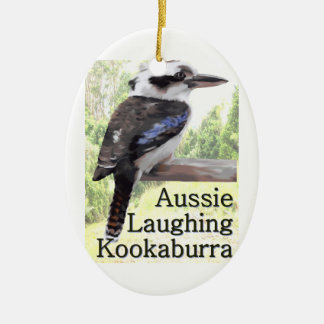 Adorno De Cerámica Kookaburra de risa australiano