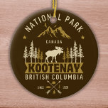 Adorno De Cerámica Kootenay National Park Canada Vintage Landscape<br><div class="desc">Experience the magic of nature and Canada's national parks! Especially the beautiful Kootenay National Park. Kootenay National Park is located in southeastern British Columbia,  Canada. It is part of the World Heritage Site. Kootenay is one of four contiguous mountain parks in the Canadian Rockies.</div>