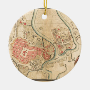 Adorno De Cerámica Kraków Polonia 1755
