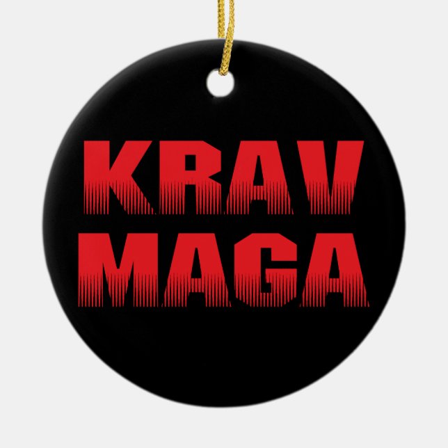 Adorno De Cerámica Krav Maga (Frente)