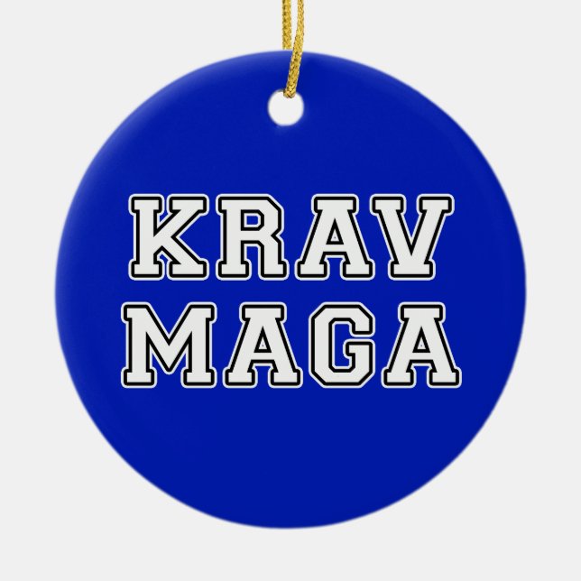 Adorno De Cerámica Krav Maga (Frente)