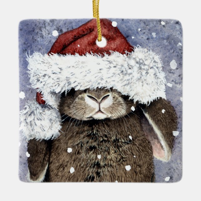 Adorno De Cerámica Kris Kringlypaws (Anverso)