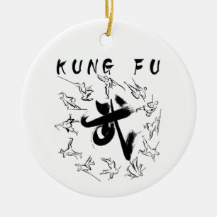 Adorno De Cerámica kung fu (功 夫)