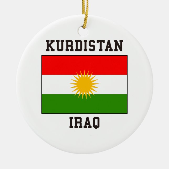 Adorno De Cerámica Kurdistan Iraq (Frente)