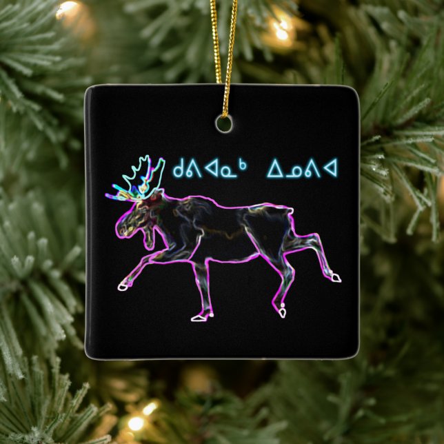 Adorno De Cerámica Kuvianak Innovia - Moose Eléctrico (Árbol)