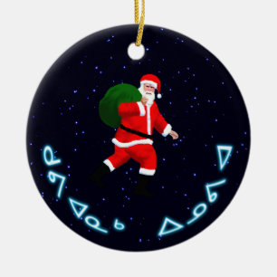 Adorno De Cerámica Kuvianak Innovia - Santa Claus
