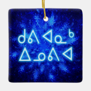 Adorno De Cerámica Kuvianak Innovia - Snowburst