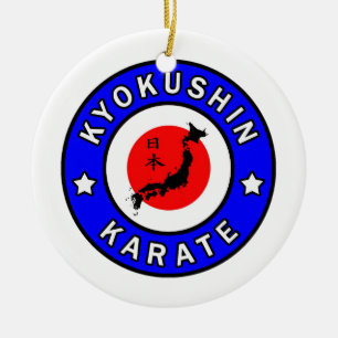 Adorno De Cerámica Kyokushin Karate