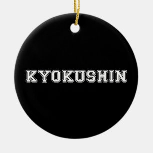 Adorno De Cerámica Kyokushin Karate