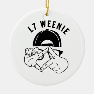 Adorno De Cerámica L7 Weenie