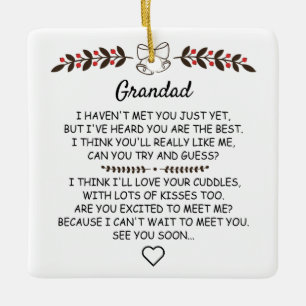 Adorno De Cerámica La abuela personalizada para ser de Navidades de b