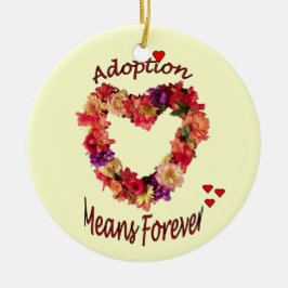 Adorno De Cerámica La adopción adorna para siempre