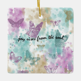 Adorno De Cerámica La alegría surge del alma