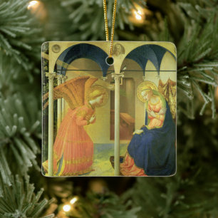 Adorno De Cerámica La Anunciación del Prado por Fra Angelico