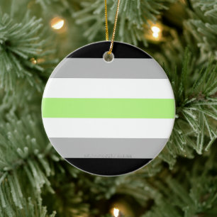 Adorno De Cerámica La bandera del orgullo de género de SlipperyJoe ob