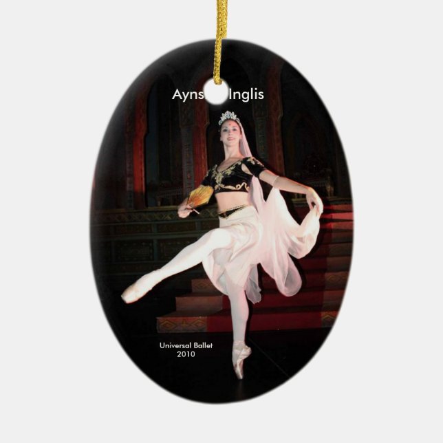 Adorno De Cerámica La Bayadere de Aynsley (Frente)