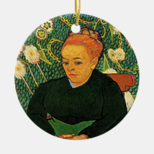 Adorno De Cerámica La Berceuse (Augustine Roulin) por Vincent van Gog