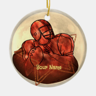 Adorno De Cerámica La cabeza hacia el fútbol