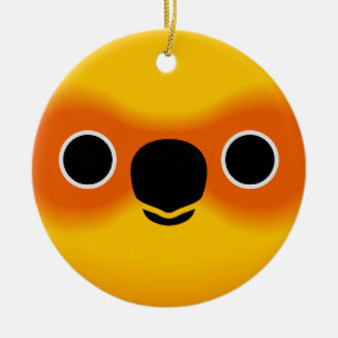 Adorno De Cerámica La cara de una ilusión solar
