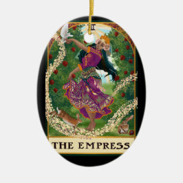Adorno De Cerámica La Carta de Tarot de La Emperatriz