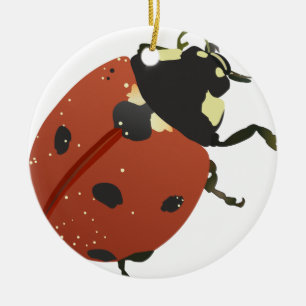 Adorno De Cerámica La Casa De La Oficina LadyBug Personaliza El Desti