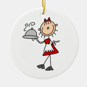 Adorno De Cerámica La cena se sirve