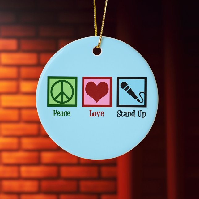 Adorno De Cerámica La comedia del amor por la paz (Subido por el creador)