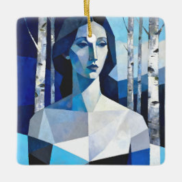 Adorno De Cerámica La compostura de “Caelith” – Un retrato abstracto