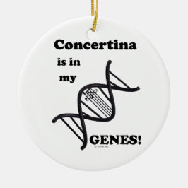 Adorno De Cerámica La Concertina Está En Mis Genes
