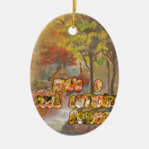 Adorno De Cerámica La cosecha de Guay Hakuna Matata tiene un Autum Se