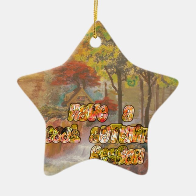 Adorno De Cerámica La cosecha de Guay Hakuna Matata tiene un Autum Se (Frente)