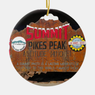 Adorno De Cerámica La cumbre máxima de Pike, Colorado