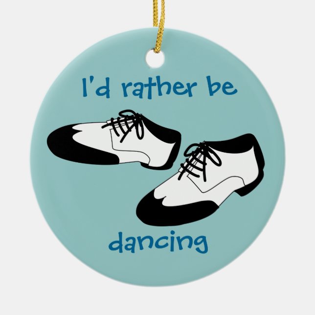 Adorno De Cerámica La danza para hombre del oscilación calza la (Frente)