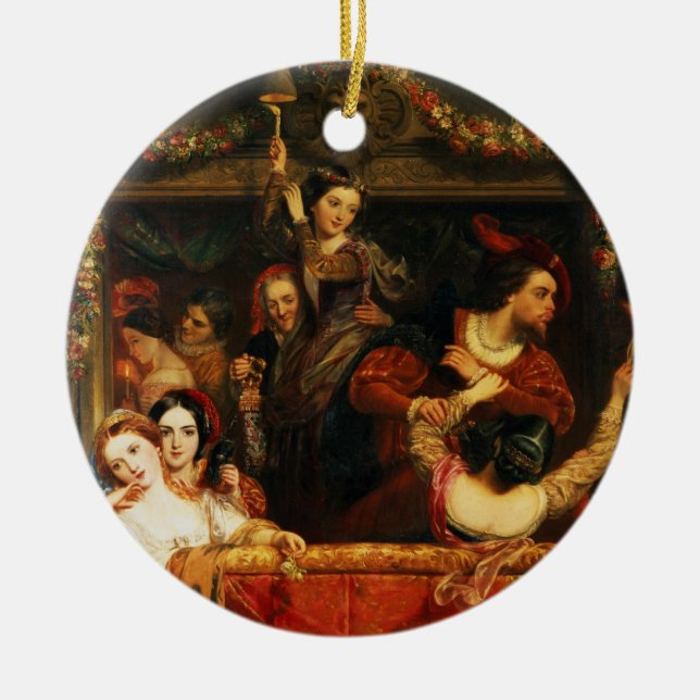 Adorno De Cerámica La diversión del Moccoletti - el enojado gay (Frente)