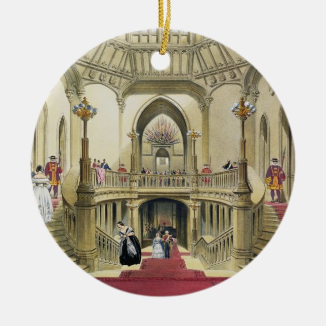 Adorno De Cerámica La escalera magnífica, castillo de Windsor, 'de un (Frente)