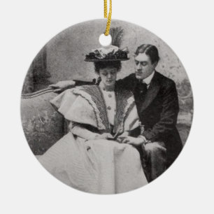 Adorno De Cerámica La escena del funcionamiento de la importancia de