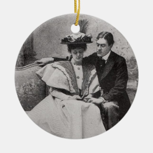 Adorno De Cerámica La escena del funcionamiento de la importancia de (Frente)