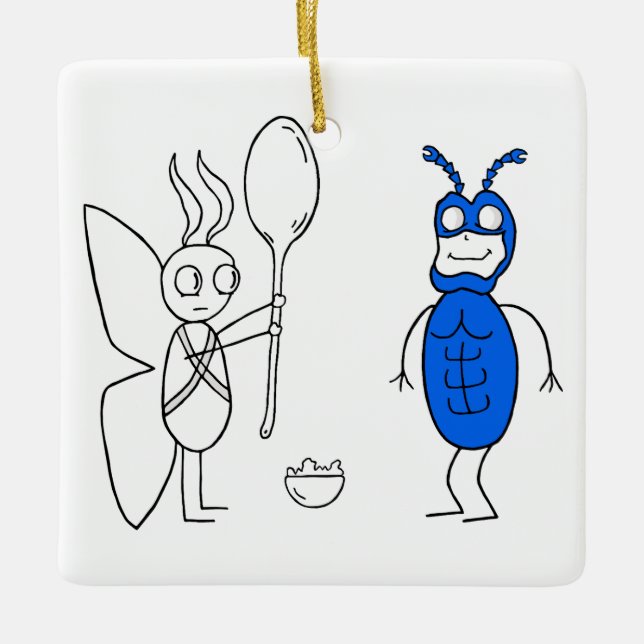 Adorno De Cerámica La ESCUELA ES Demasiado grande (Anverso)