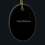 Adorno De Cerámica La esperanza de Emily Dickinson es una cosa con<br><div class="desc">Exerpted de un poema hermoso de Emily Dickinson,  "esperanza es una cosa con la línea de abertura de las plumas" tiene el subtext optimista que si está alimentada y enseñada,  la esperanza puede volar.</div>