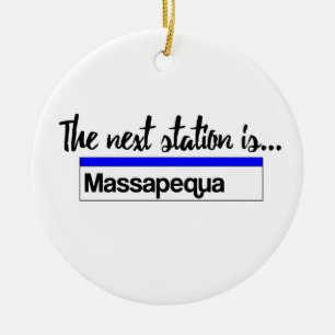 Adorno De Cerámica La estación siguiente es… Massapequa