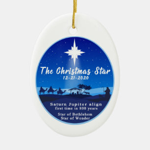 Adorno De Cerámica La estrella de los Navidades