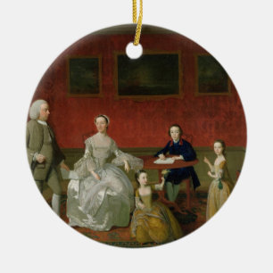 Adorno De Cerámica La familia del Buckley-Verraco, c.1758-60 (aceite