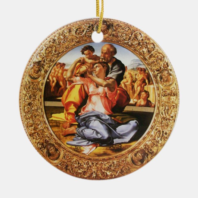 Adorno De Cerámica La familia santa (Frente)