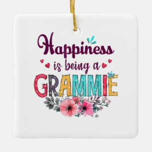 Adorno De Cerámica La Felicidad De La Madre Está Siendo Un Buen Cumpl