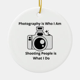 Adorno De Cerámica La fotografía es lo que soy