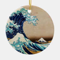 La gran onda del japonés del vintage de Hokusai