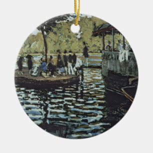 Adorno De Cerámica La Grenouillere de Claude Monet el