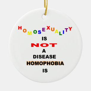 Adorno De Cerámica La homosexualidad no es una enfermedad